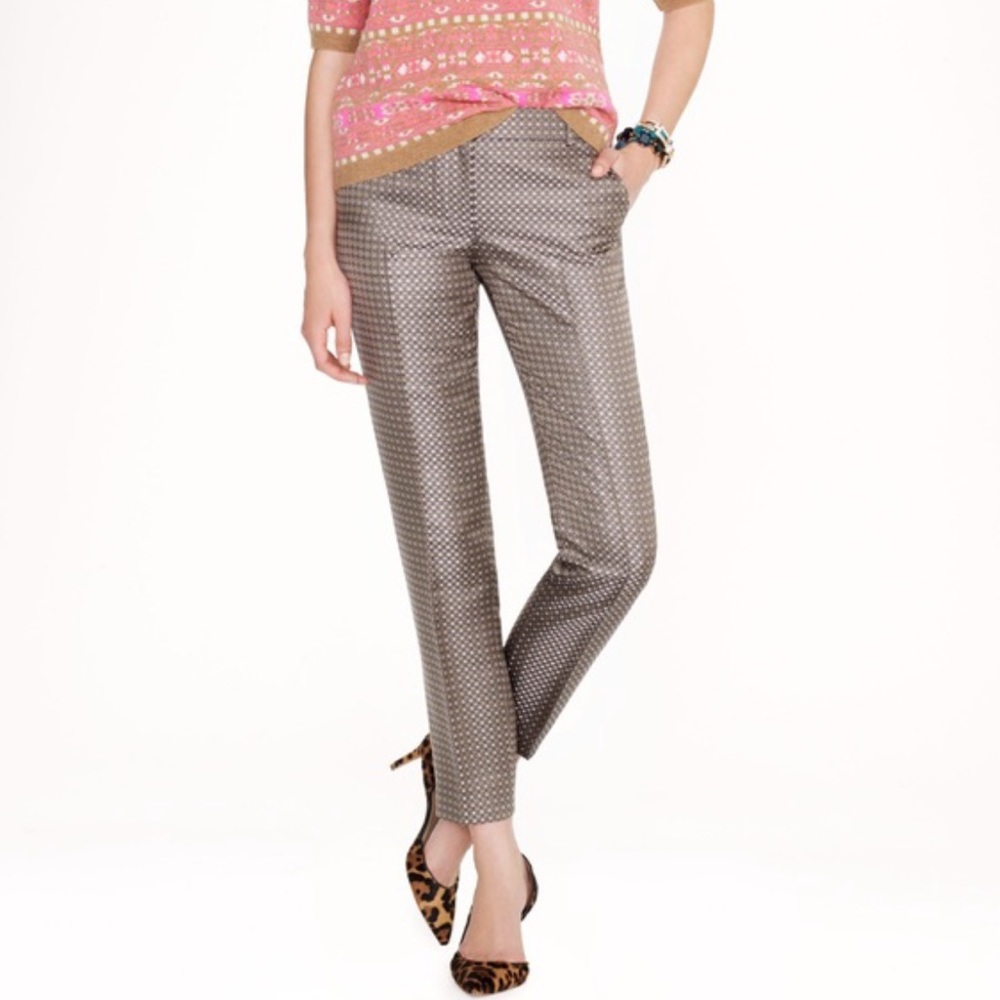 J. Crew Silk Cafe Capri / pre-owned / excellent condition / size 2